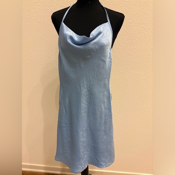 Peppermayo Cowl Neck Halter Mini Dress - Size 0 - Picture 1 of 4